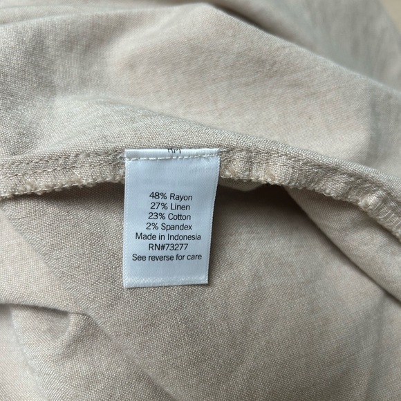 LC Lauren Conrad Beige Midi Dress - Picture 5 of 8